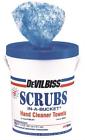 192218 Devilbiss Scrubs Hand Towels Bucket Cotton Mesh Ea 658701018413