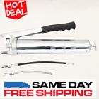 62966 Pittsburgh Automotive Lever Action Grease Gun Flexi Fixed Hoses Piston