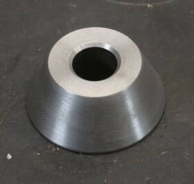 433706 Accuturn 2-1/8 Inch -3-1/8 Tapered Centering Cone Adapter Brake Lathe