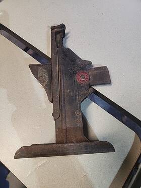 000006 Ajax Antique Vintage No. 6 Car Automobile Axle Ratchet Jack Tool Ford Model T 000006 Ajax Antique Vintage No. 6 Car Automobile Axle Ratchet Jack Tool Ford Model T