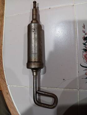 176626 Alemite Vintage Hydraulic Lubricator Grease Gun Ford Model A