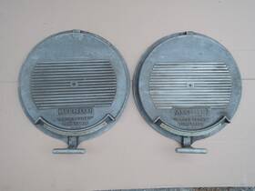 326718 Alemite Vintage Set Of Used Inch Cross Float Wheel Alignment Turntables 326718 Alemite Vintage Set Of Used Inch Cross Float Wheel Alignment Turntables