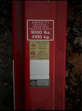 000k2-post Ammco 9k 2-post Automotive Lift 220v