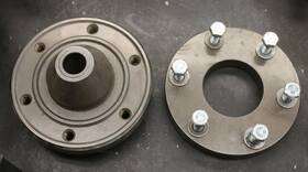Ammco 26345 6 Lug Composite Brake Rotor Adapter Lathe 6x5-1/2 Inch