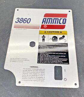29238 Ammco 3850 And 3860 Brake Lathe Switch Panel With Logo Safety Info 29238 Ammco 3850 And 3860 Brake Lathe Switch Panel With Logo Safety Info