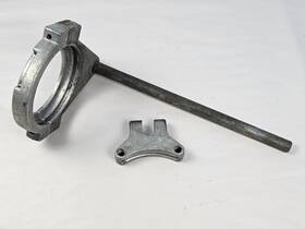 909999 Ammco Used Spindle Lock Assembly With Front Clamp For 4000 Brake Lathe No Knob 16 Inch