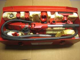 Ak440 Amrox Ak400 Porta-power Hydraulic Ram Jack Kit Auto Body