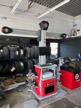 Awa-v8b Aston Used Wheel Alignment Machine