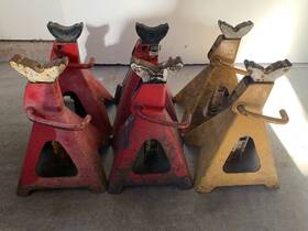 7448a Atd Tools 6x 6-ton Double Lock Ratchet Style Jack Stands 7448