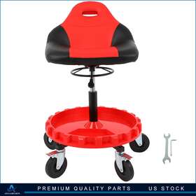 Aup5d175757fsds7a Aup 5 Wheels Adjustable Mechanic Work Shop Seat 400lbs Rolling Garage Stool Aup5d175757fsds7a Aup 5 Wheels Adjustable Mechanic Work Shop Seat 400lbs Rolling Garage Stool