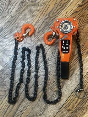 Adp11982701s Autodayplus 3/4 Ton Lever Block Chain Hoist Ratchet Type Come Along Puller 10ft Lifter