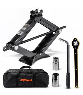 3306 Av Steel 198168787946 Scissor Jack For Car 1.5 Ton Lbs Heavy-duty Kit Universal Tire 3306 Av Steel 198168787946 Scissor Jack For Car 1.5 Ton Lbs Heavy-duty Kit Universal Tire