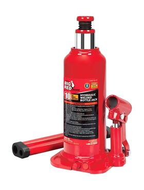 Tam91003b Big Red 10 Ton 20 000 Lbs Torin Welded Hydraulic Car Bottle Jack For Auto R