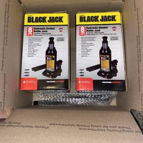T90803w Black Jack 2 Torin Hydraulic Bottle 8 Ton 16000 Pounds Lbs T90803w Black Jack 2 Torin Hydraulic Bottle 8 Ton 16000 Pounds Lbs
