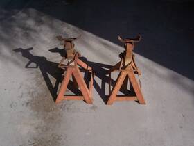 Blackhawk 67388 Pair Of Vintage Jack Stands Made In Usa #67388