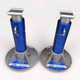 Pald-2003 Blue Point 3 Ton 6 000lbs. Aluminum Jack Stands Alumstand Lot Of 2 / Pair Set