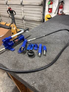 Ya1544a Blue Point Portaset Body Repair Kit 4 Ton Hydraulic Pump Incomplete