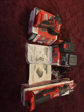 2083cr-b Bmw Bauer 20v Brushless 3/8 Inch Bundle 2 Torch Wrench S 1 Battery And Charger Kit
