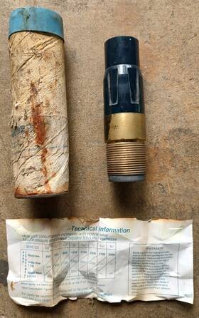 Tlve-4p Boride Series 1/4 Inch Tungsten Carbide Long Venturi With Brass Threads