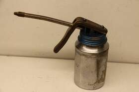 G.125 Brevettato Vintage Hand Pumped G125 Oil Oiler Pumper Can Made In Italy G.125 Brevettato Vintage Hand Pumped G125 Oil Oiler Pumper Can Made In Italy