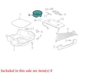 25666856 Buick 2002-2005 Lesabre Floor Jack Used Oem