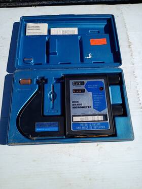 70690 Century Disc Brake Micrometer Rotor Measuring Case Digital Readout