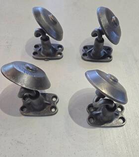 Md2w Clinton 4 Vintage Cast Iron Mechanic Creeper Wheels Products