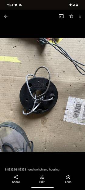 8113332 Coats 8113333 8113333/8113332 Hood Switch