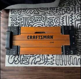 51149 Craftsman Creeper Hardwood 36 Inch X15 Vintage Rolling Garage Mechanic Tool