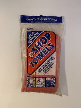 Darra 019736931113 Shop Towels 25 Count All Purpose Vintage 15 Inch X Nos