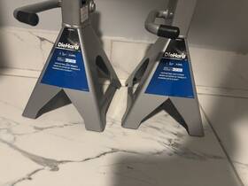 Diehard Dh20011 2 Ton Jack Stand Pair Heavy Duty Adjustable Height Floor Stands