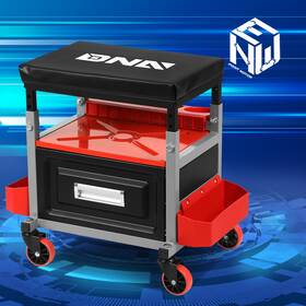 Dna Motoring Npm70453 Open Box Mechanic Creeper Rolling Seat Work Shop Repair Stools Roller Chair