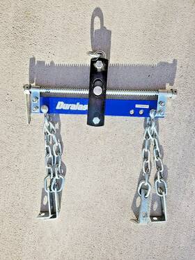 2750f00000327h Duralast Engine Load Leveler Hoist Chain Lift Bar Heavy Duty Adjustable 3/4 Ton