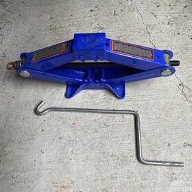 Duralast 80616t 1.5 Ton Scissor Jack For Car Repair Heavy Duty