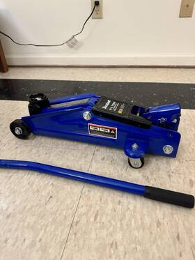 80627t Duralast 2.5 Ton Hydraulic Trolley Jack