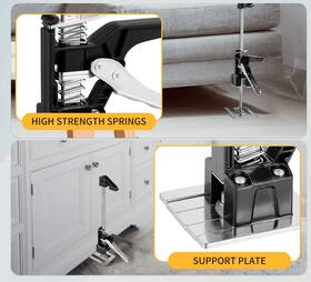 Enloy 972822383255 2 Pack Multifunctional Furniture Lifter Jack Raised By 9 Inch