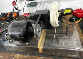 Np-76510 Ge Shop Buffing Dual Wheel System 1/3 Hp Motor Np-76510 Ge Shop Buffing Dual Wheel System 1/3 Hp Motor