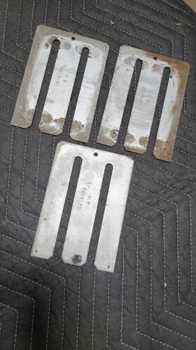 1612182 General Motors 77-79 Rwd Cadillac Coupe De Ville Fleetwood Phaeton Le Cab Bumper Shims #1612182