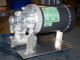 L-5132 Gpi L5132 Heavy-duty Oil Transfer Pump 8 Gpm 120/240 Vac With Custom Bracket
