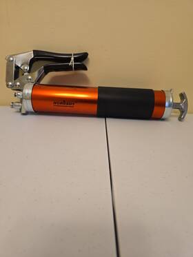 Grip 97521 This Is A Horusdy Heavy-duty Pistol Grease Gun With Bright Orange Barrel