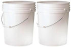 Grtggbkt-2pk Grit Guard Heavy Duty Gallon White Bucket Pair