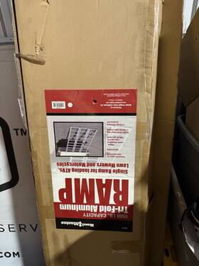 Harbor Freight 90018 1500lbs Tri-fold Loading Ramps For Atv/utv/motorcycles/lawn Mowers/trailers