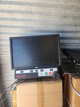 232-232-2-r2 Hunter Tire Balancing Gsp9600 For Parts Only See Pictures Monitor