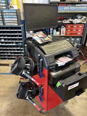 Hunter 30-520-1-dre Rotunda / Alignment Machine. Model Wa43x