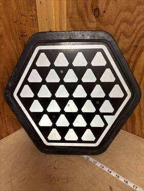 128-624-2 Hunter Engineering Rear Wheel Alignment Target 400 600 Mirror Glass And Housing Hexagon Oem