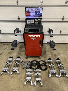 Wa130t Hunter Engineering Heavy Duty Alignment Machine Wa130 Hd Bus Semi Rv Wireless