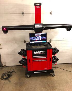 Wa480 Hunter Engineering Hawkeye Elite Alignment Machine. Premium Cabinet