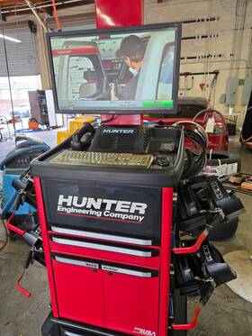 Wa470 Hunter Hawkeye Elite Alignment Machine