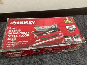 269-020 Husky 3-ton Hydraulic Trolley Floor Jack 5 Inch 13 Lifting Range