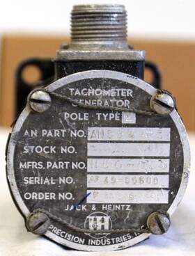 H60-000 Jack & Heintz And Tachometer Generator P/n C2